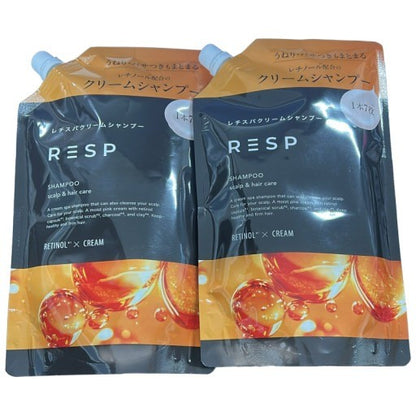 CD50 K エイチームウェルネス レチスパクリームシャンプー ライラック&ベルガモットの香り 詰め替え用 400g 2点セット