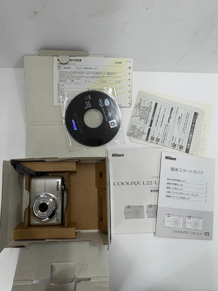C84K Nikon デジタルカメラ COOLPIX (クールピクス) L21 シルバー