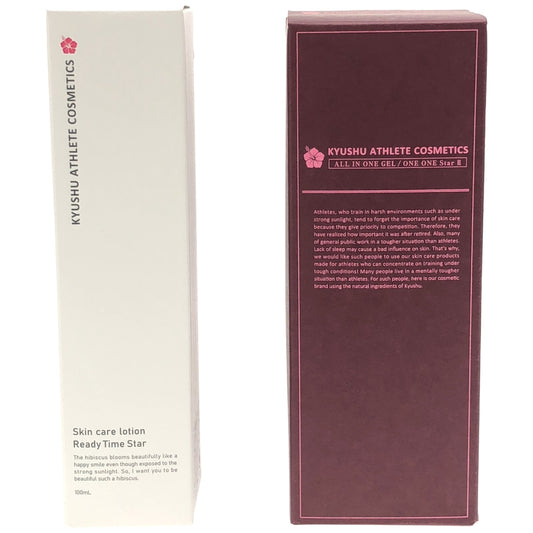 Z000 KYUSHU ATHLETE COSMETICS 薬用ジェル ワンワンスター2 195g & スキンケアローション レディタイムスター 100ml 2本セット