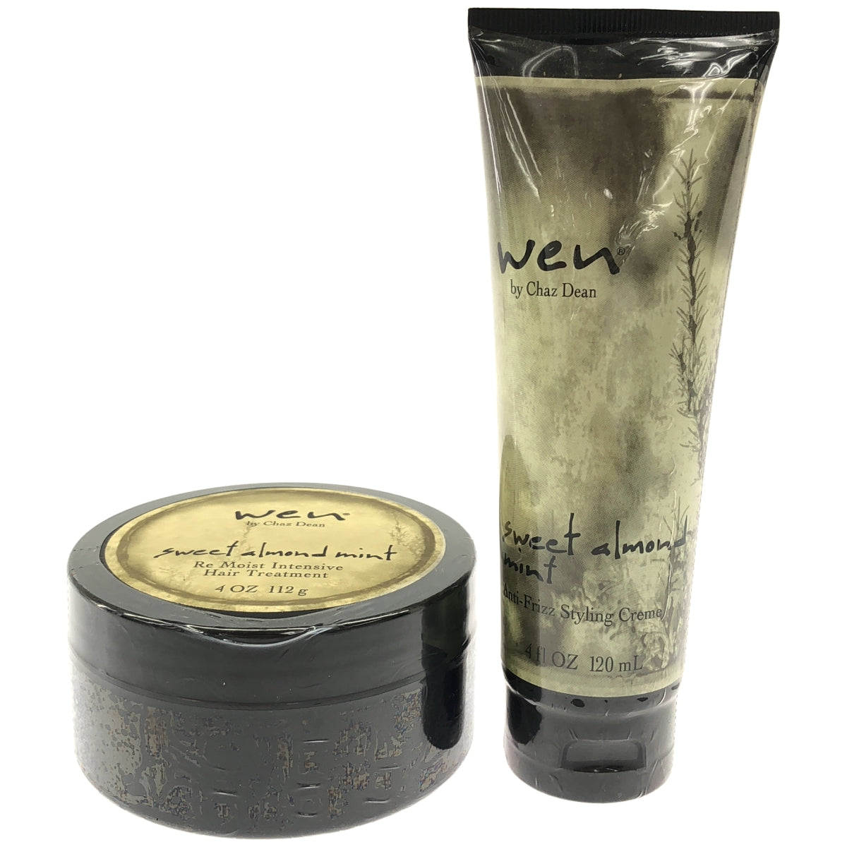 Z000 ウェン インテンシブ トリートメント アーモンド 112g & リペアリング ジェル アーモンド 120g 2個セット