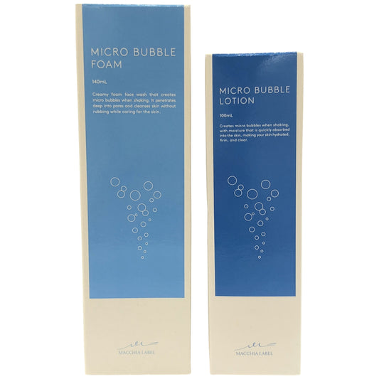 Z000 マキアレイベル 薬用マイクロバブルローション 100mL & マイクロバブルフォーム 140mL 計2個セット　ラスト1点！