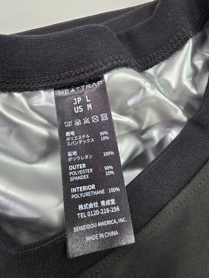 CU77 K HEATTRAP ヒートラップ ファットバーナーベルト ブラック　L