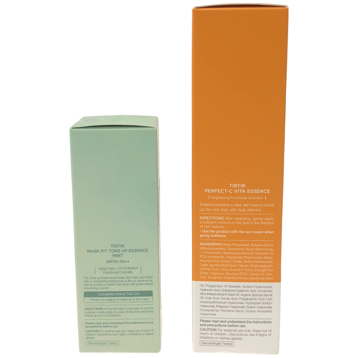 Z000 TIRTIR PERFECT-C VITA ESSENCE 150ml & MASK FIT TONE UP ESSENCE MINT 30ml 2個セット　ラスト1点！