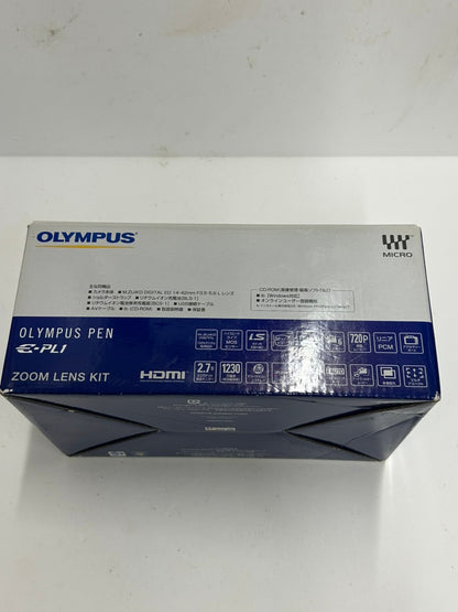 C96P OLYMPUS ミラーレス一眼 PEN E-PL1レンズキット ホワイト E-PL1 LKIT WHT