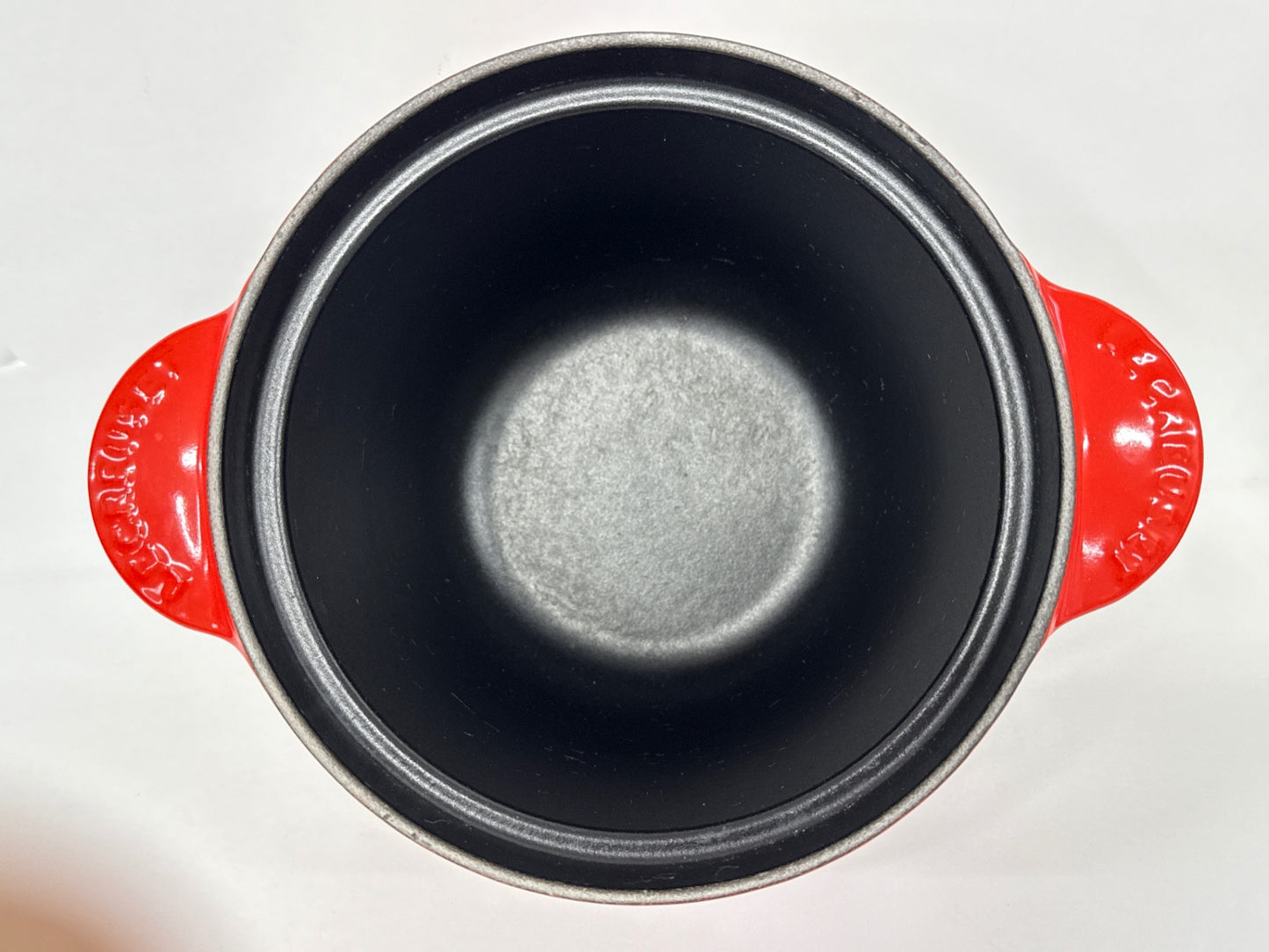 D ルクルーゼ LE CREUSET ココット・エブリィ 18cm ナツメグ 21110-180-21 インナーリッド付 チェリーレッド