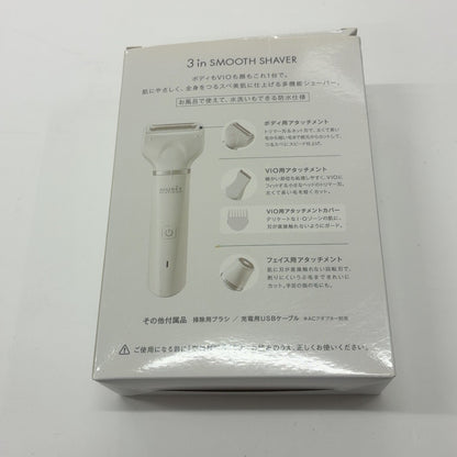 CUP3 ミュゼ 3inスムースシェーバー 電動多機能シェーバー VIO ボディ フェイス用