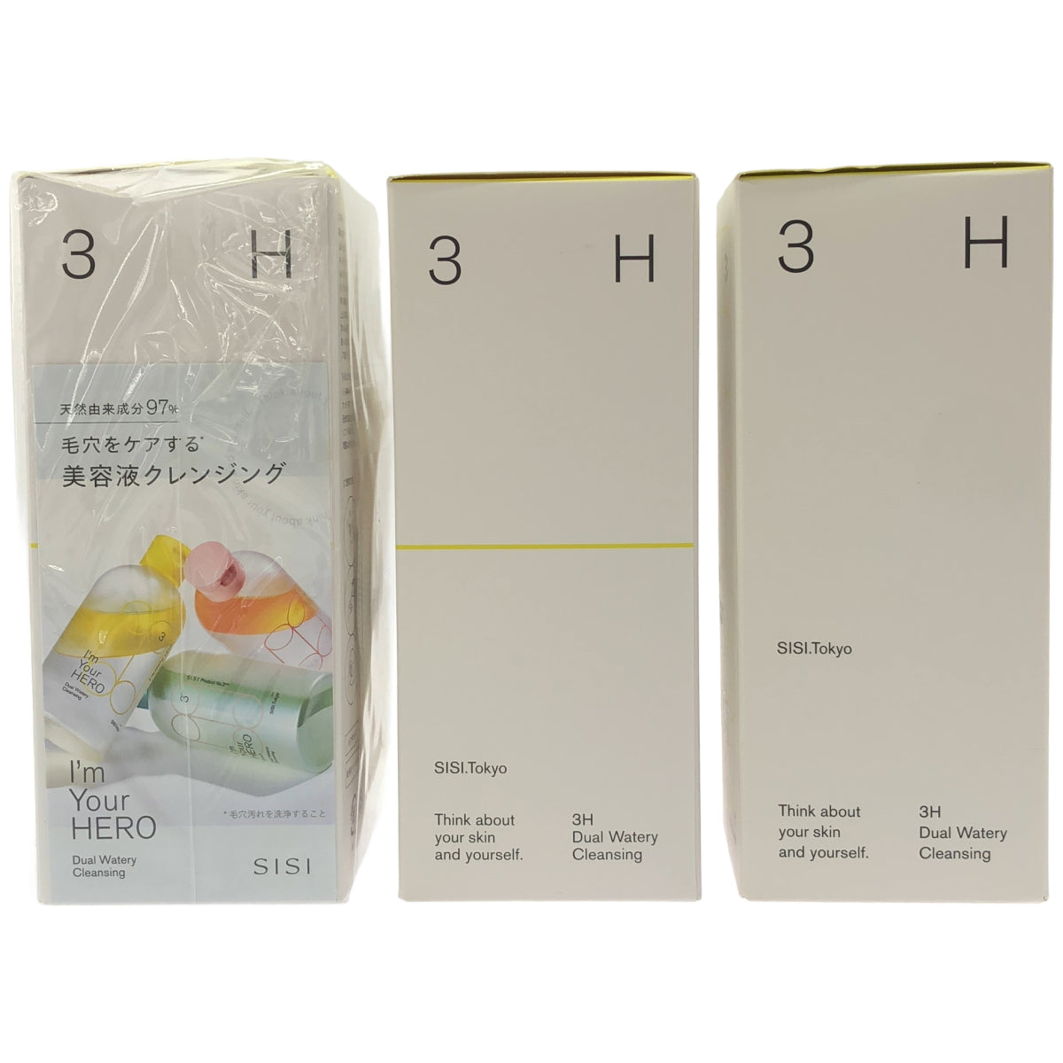 Z000 アイムユアヒーロー デュアルウォータリークレンジングBR 230mL SISI コットン1枚付き & デュアルウォータリークレンジング 230mL 2本 計３本セット　ラスト1点！
