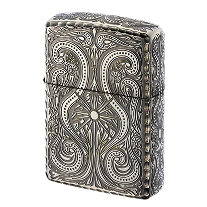ZIPPO ジッポ― オイルライター ジッポ ラグジュアリー アラベスク 5面加工 ニッケルイブシ