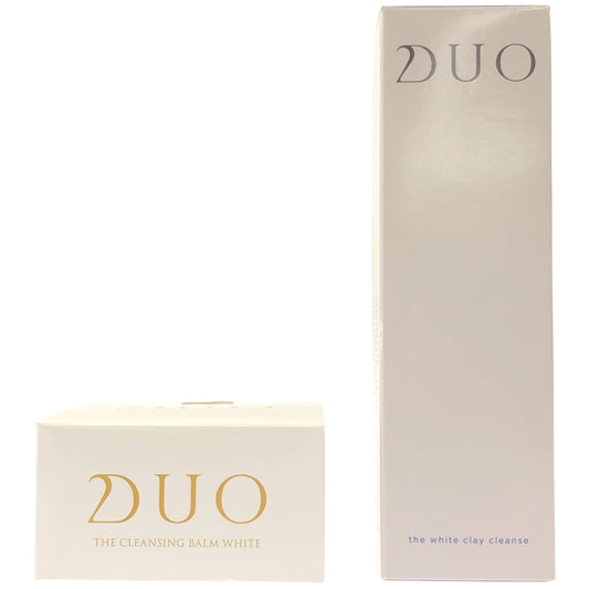 Z000 デュオ ザ クレンジングバーム ホワイトEX 90g & ザ Wクレイクレンズ 120g 2個セット