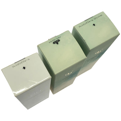 Z000 ノエビア 99プラス クレンジングフォーム(ジェントル) 100g & ミルクローション(リッチ) 110g & 80 クレンジングフォーム 110g 計3本セット　ラスト1点！