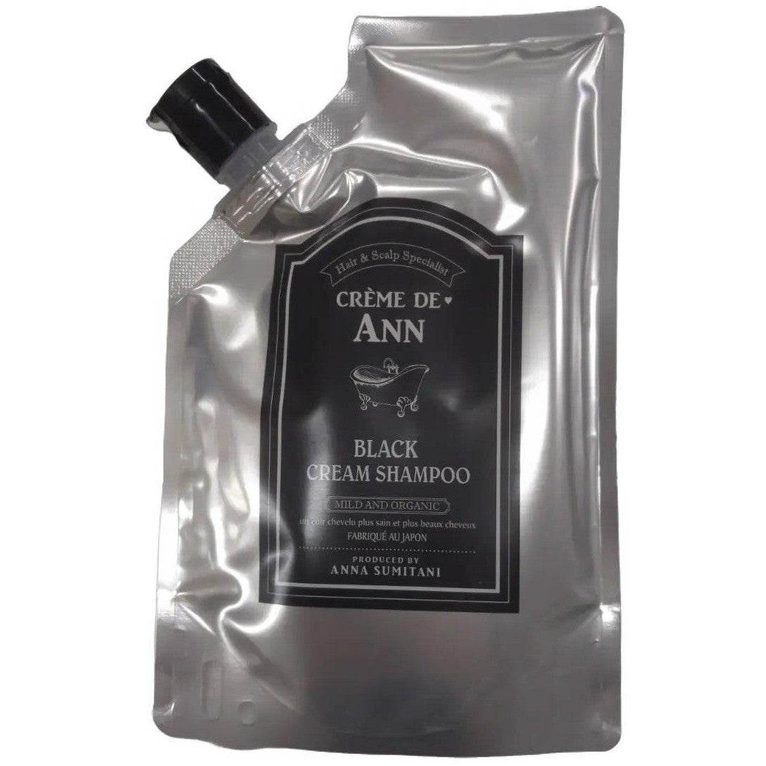 C549 K ★CREME DE ANN　クレムドアン ブラッククリームシャンプー 生クリームシャンプー  白髪 潤い ツヤ 300g P