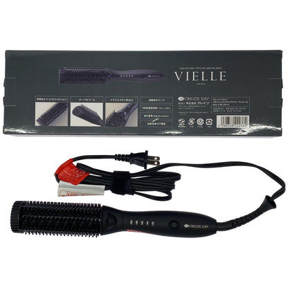 Z000 クレイツイオン スタイリングブラシアイロン ヴィエール VIELLE (CIBI-D01S)　ラスト1点！