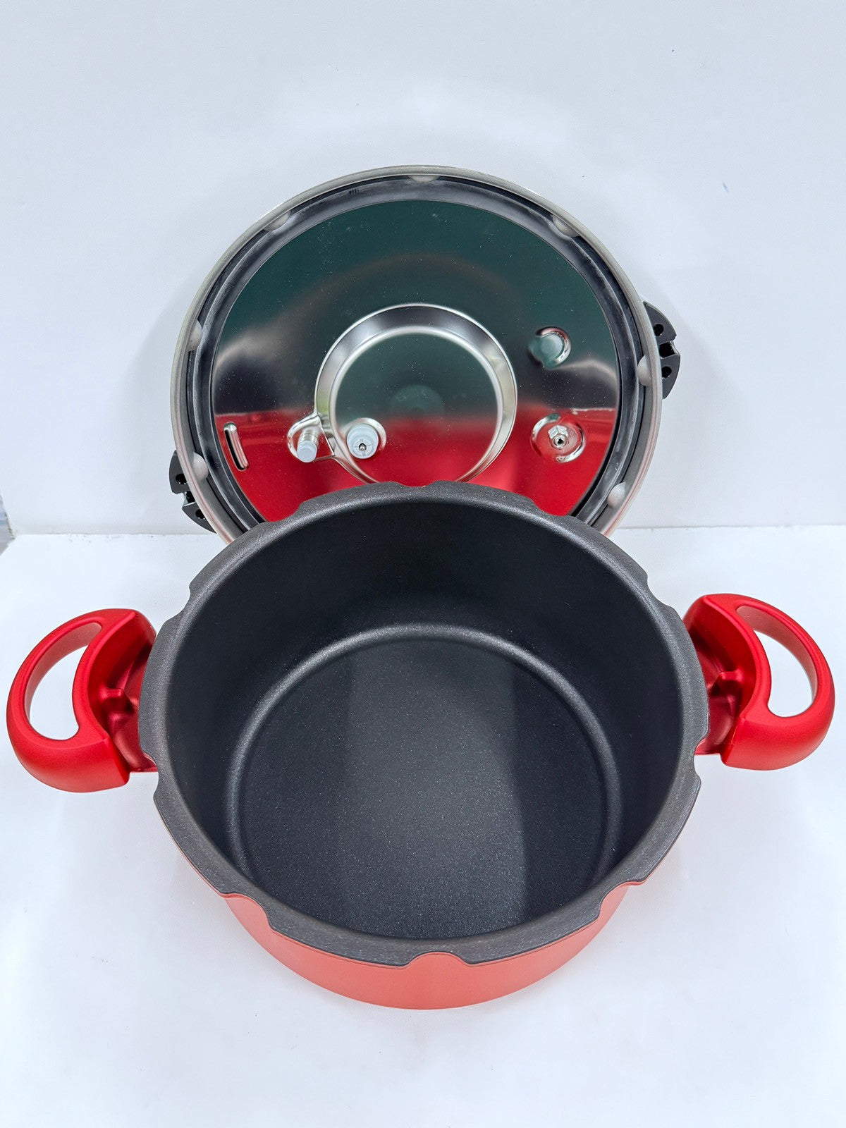 D T-fal ティファール クリプソ ミニット デュオ IH レッド 4.2L(2～4人用) 圧力鍋