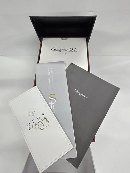 CU23 OPUS BEAUTY 03（オーパスビューティ ゼロスリー） 家庭用脱毛器 アイスクール脱毛 冷却 THRシステム オート照射 キッズ脱毛 (ピュアホワイト×ローズゴールド)