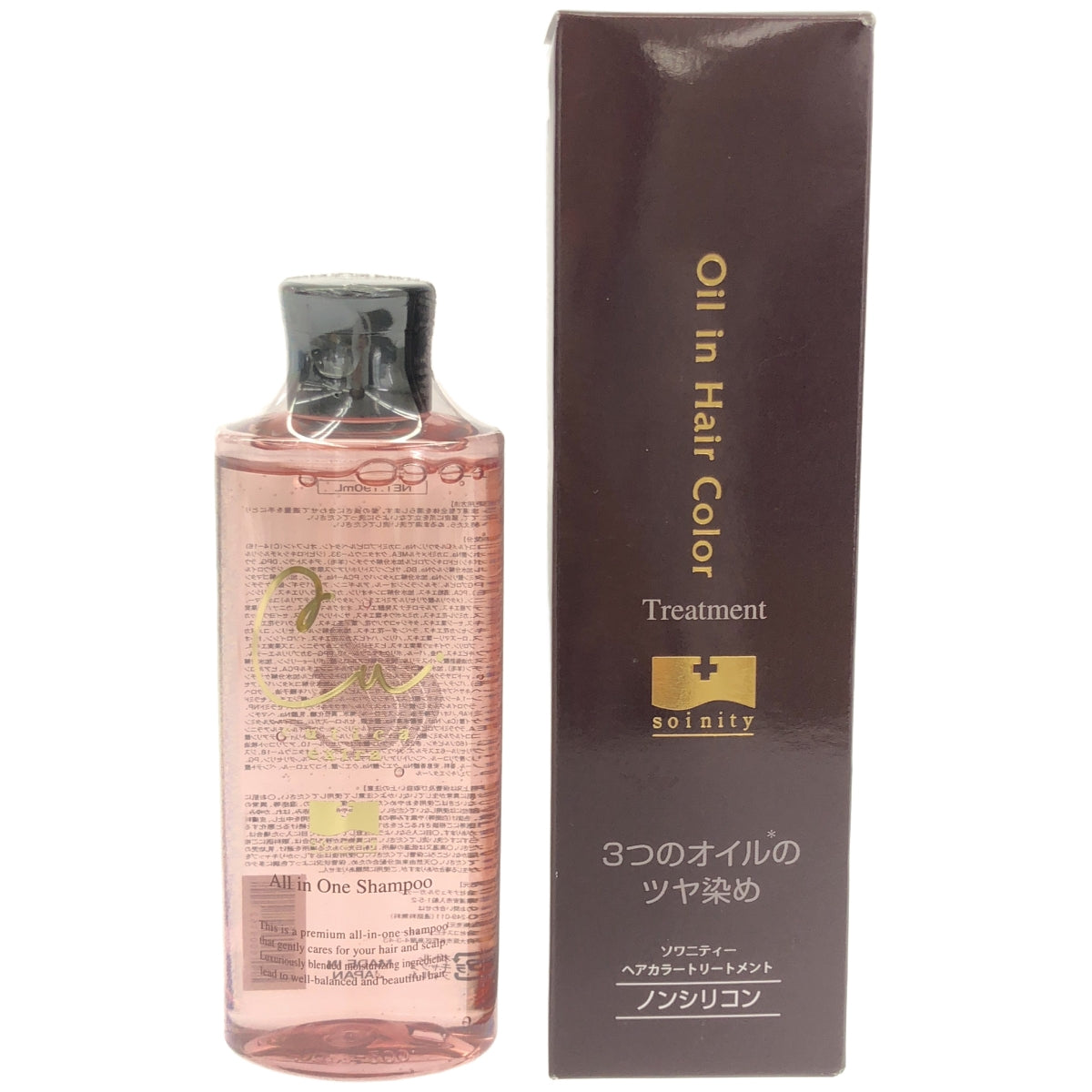 Z000 ソワニティー ヘアカラートリートメント 210g & CE オールインワンシャンプー 190mL 2個セット