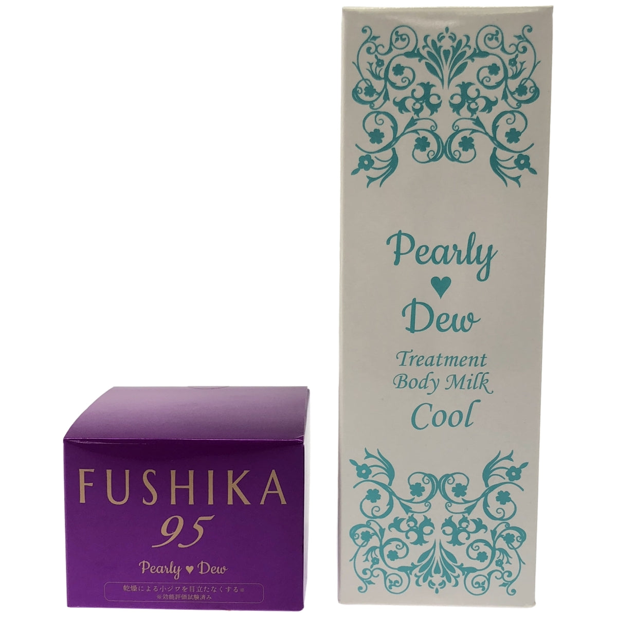 Z000 パーリーデュー FUSHIKA95 プレミアム オールインワン 美肌 ジェル 50g & 美 バディトリートメント ミルククール 260mL 2個セット