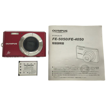 Z000 OLYMPUS デジタルカメラ FE-4050 レッド　ラスト1点！