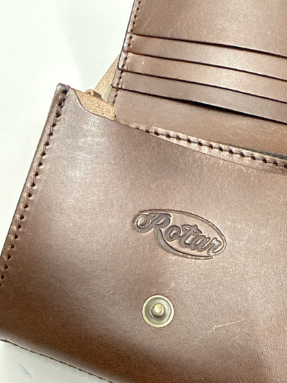 ROTAR Ro dot short wallet 財布 ショートウォレット チョコ RT1489020 二つ折り財布