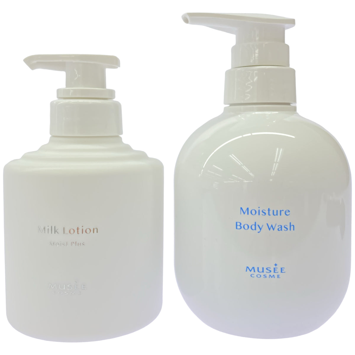 Z000 ミュゼコスメ モイスチャーボディウォッシュ 400mL & ミルクローション モイストプラス 300mL 計2本セット　ラスト1点！