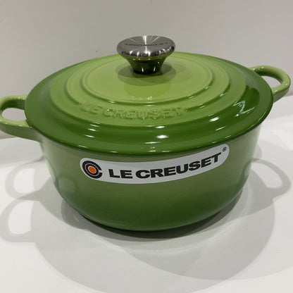 C9H5 D LE CREUSET ルクルーゼ ココット ロンド  モスグリーン 20cm