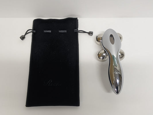 C679 MTG プラチナ電子ローラー ReFa 4 CARAT (リファフォーカラット) RF-FC1932B 美顔ローラー（外箱なし説明書なし）【Ｗ】