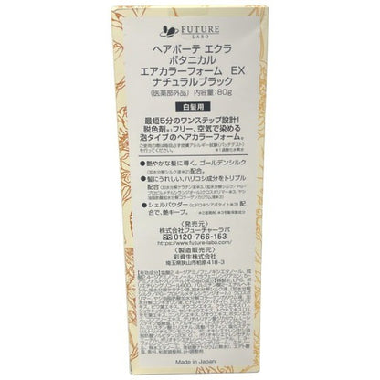 C26A ヘアボーテ エクラ ボタニカル エアカラーフォーム EX ナチュラルブラック 80g