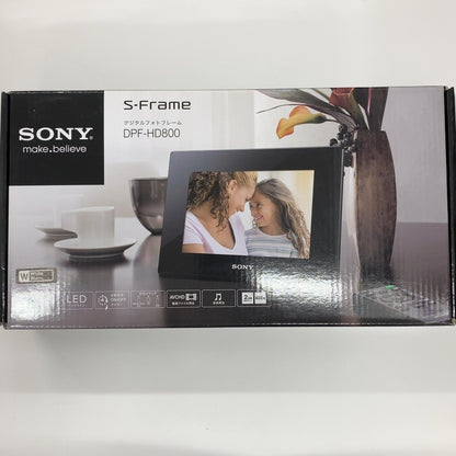 C61U D ソニー SONY デジタルフォトフレーム S-Frame HD800 8.0型 内蔵メモリー2GB ホワイト DPF-HD800/W
