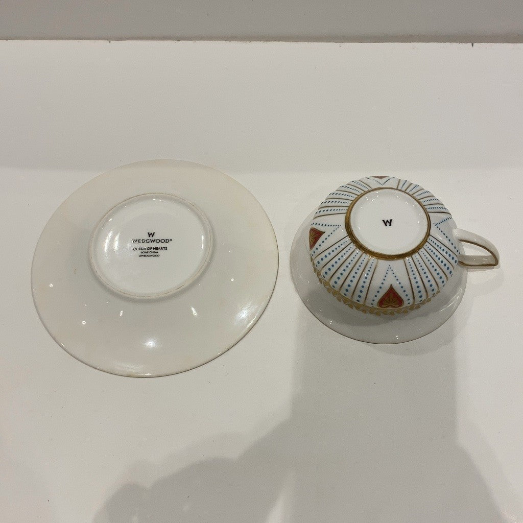 C16E D Wedgwood ウェッジウッド クイーンオブハート カップ＆ソーサー