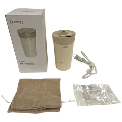 CH91 D centto チェント ミルクフォームタンブラー TK-1118K クリームホワイト 300mL