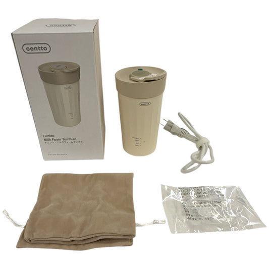 CH91 D centto チェント ミルクフォームタンブラー TK-1118K クリームホワイト 300mL