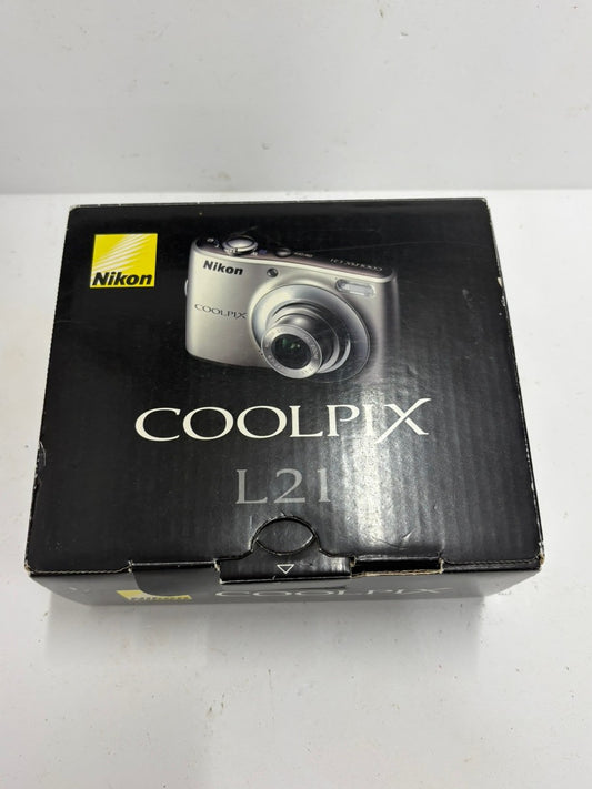 C84K Nikon デジタルカメラ COOLPIX (クールピクス) L21 シルバー