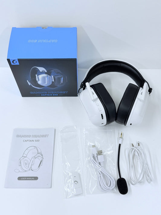 CH18 D CAPTAIN 500 ゲーミングヘッドセット 高性能ゲーミング ホワイト