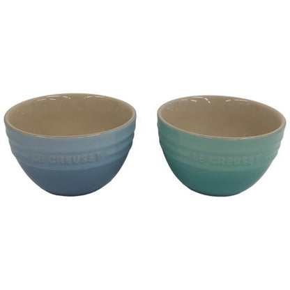 C677 D LE CREUSET ル・クルーゼ　ソルベ コレクション ライスボウル 4個セット【U】
