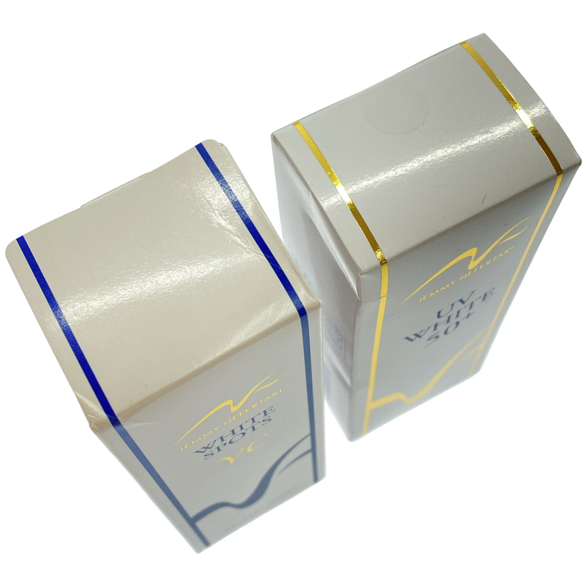 Z000 ジェミーネフェルタリ ホワイトスポッツ VC1 30mL & 薬用 UV ホワイト50+ 30g 計2本セット　ラスト1点！