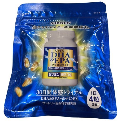 CB83 K サントリー DHA＆EPA プラスビタミン セサミンEX 120粒●賞味期限：2026/09～