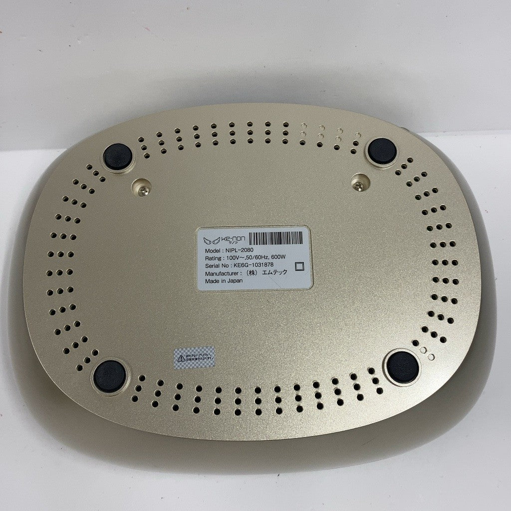 C54Y D KE-NON/ケノン NIPL-2080 Ver6.2 フラッシュ 脱毛器 ゴールド 光脱毛器 サングラス等付属