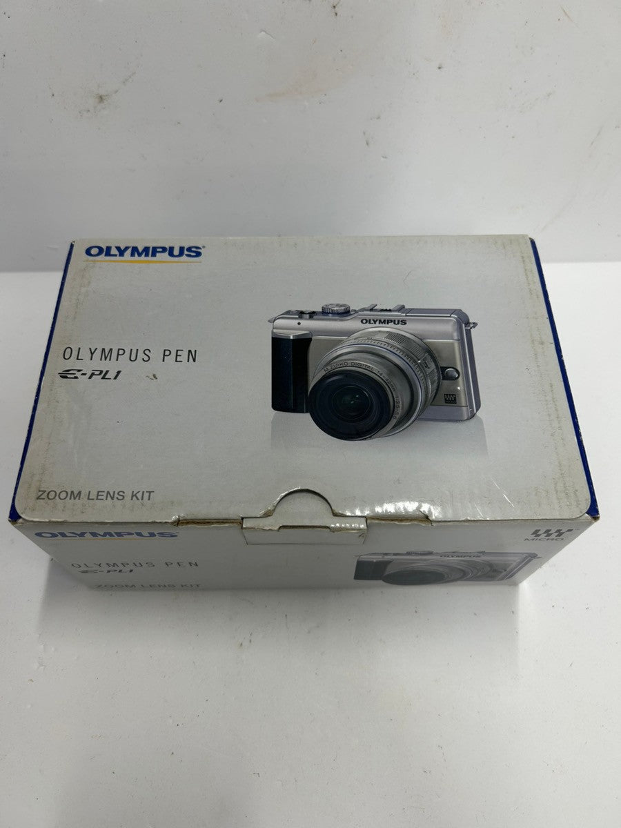 C96P OLYMPUS ミラーレス一眼 PEN E-PL1レンズキット ホワイト E-PL1 LKIT WHT