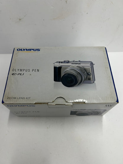 C96P OLYMPUS ミラーレス一眼 PEN E-PL1レンズキット ホワイト E-PL1 LKIT WHT