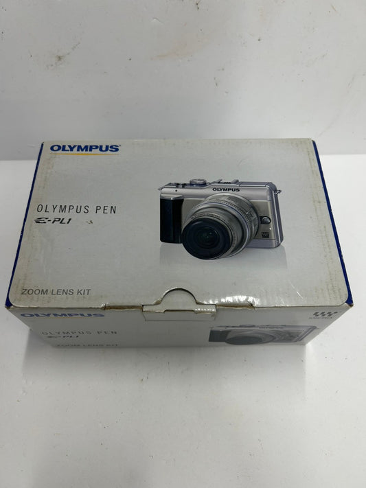 C96P OLYMPUS ミラーレス一眼 PEN E-PL1レンズキット ホワイト E-PL1 LKIT WHT