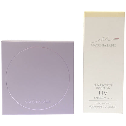 Z000 マキアレイベル サンプロテクトUVジェル50+ マキアレイベルUVG 30mL & ダイヤモンドビジュパウダー 12g 2個セット