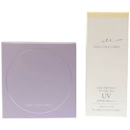 Z000 マキアレイベル サンプロテクトUVジェル50+ マキアレイベルUVG 30mL & ダイヤモンドビジュパウダー 12g 2個セット