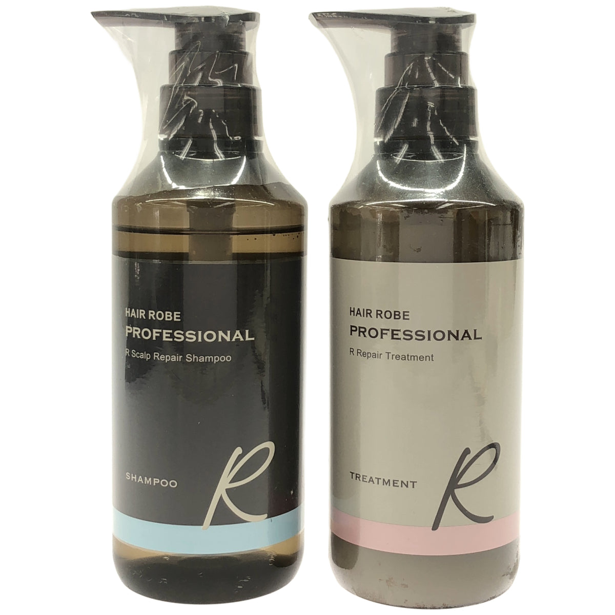 Z000 ヘアローブ プロフェッショナル R リペアトリートメント 400g & プロフェッショナル R スカルプリペアシャンプー 400mL 計２本セット　ラスト1点！