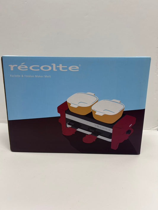 C50D レコルト ラクレット＆フォンデュメーカー メルト recolte Raclette and Fondue Maker Melt [RRF-1] (レッド)