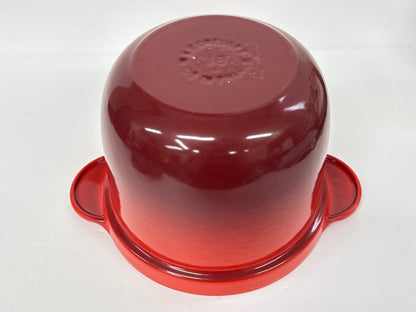 D ルクルーゼ LE CREUSET ココット・エブリィ 18cm ナツメグ 21110-180-21 インナーリッド付 チェリーレッド