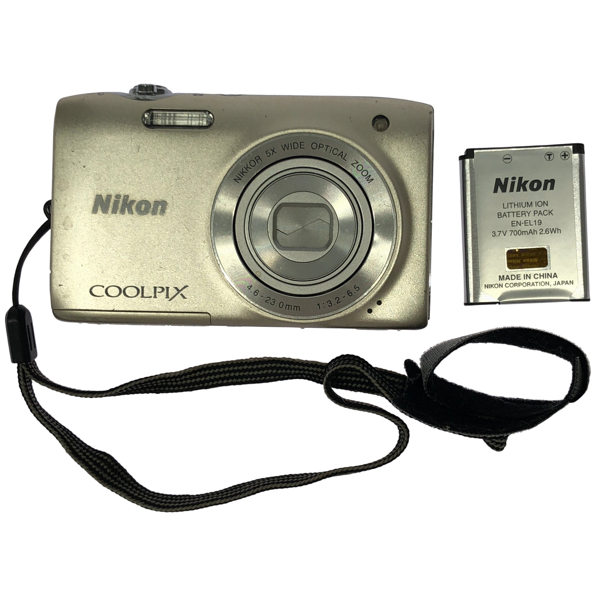 Z000 NikonデジタルカメラCOOLPIX S3100 シャンパンシルバー S3100SL　ラスト1点！