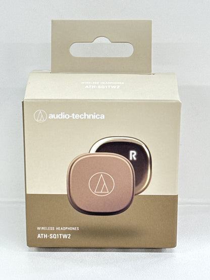 オーディオテクニカ ATH-SQ1TW2 ワイヤレス ヘッドホン 完全ワイヤレスイヤホン 小型 軽量