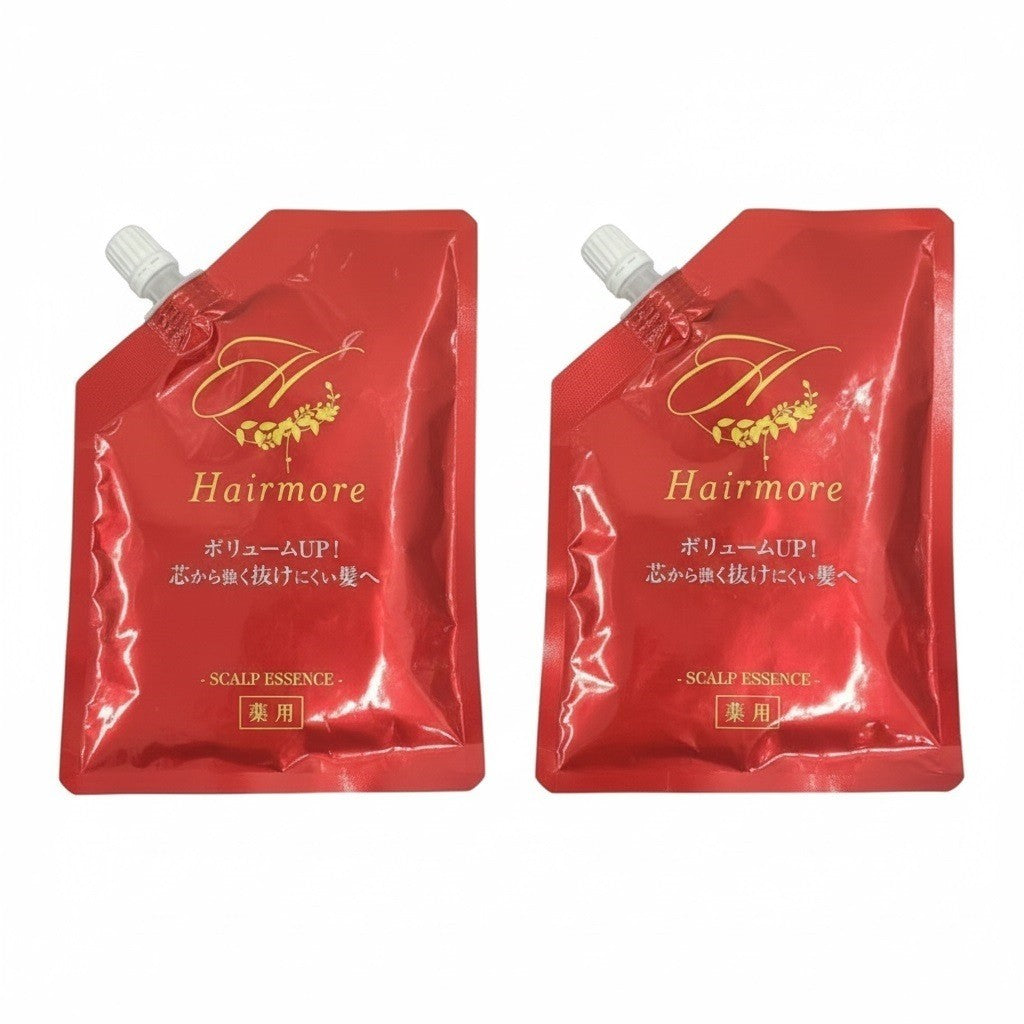CD62 K 【訳あり特価】ヘアモアシリーズ 育毛剤 ヘアモアローション 詰め替え用 120ml 2点セット