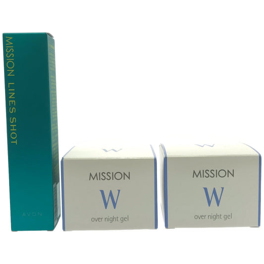 Z000 MISSION(ミッション) ラインズショット30g & オーバーナイトジェル30g 3個セット