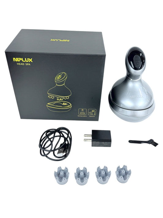 CH50 D NIPLUX HEAD SPA NP-HS20S SILVERb（シルバー）電動頭皮マッサージャー