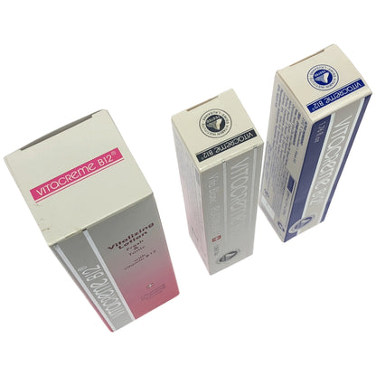 Z000 VITaCReMe B12 Bローション 200mL & ビタクリーム(クリーム) 50mL & ビタブラン プラチナム(クリーム) 50mL 3個セット